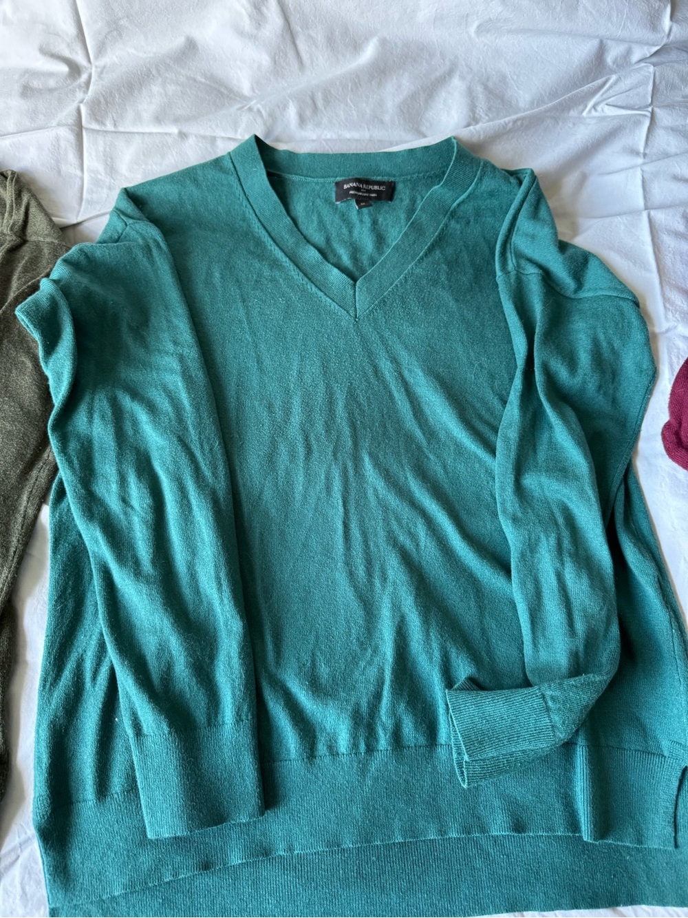 J. Crew Raspberry Crewneck Sweater - Picture 4 of 7